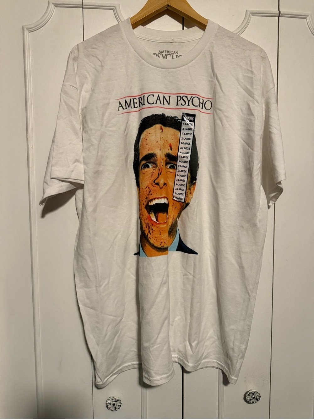 Spencer's Halloween White American Psycho Graphic Tee